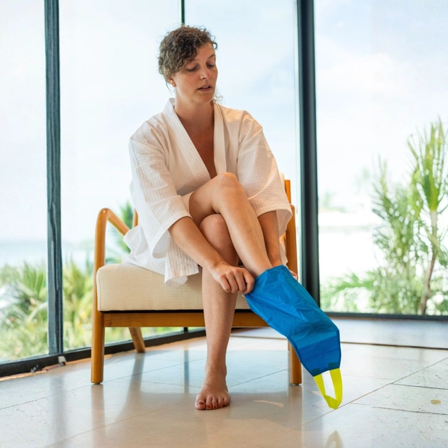 Steve glide compression socks tool